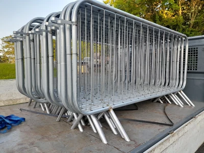 £575 • Buy Pedestrian Crowd Barriers*Brought New* Unused*28 Job Lot**