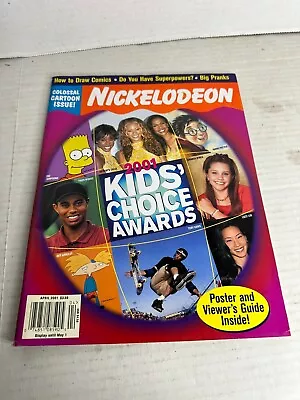 Nickelodeon Magazine Vintage - April 2001 Issue - Kids Choice Awards • $17.99