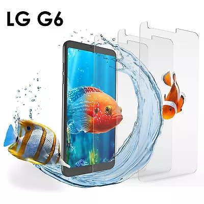 $11.38 • Buy New 9H Ultra-HD Anti-Fingerprint Tempered Glass Screen Protector For LG G6 G5 G4