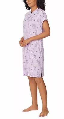 Disney Women's Size Medium Purple Mickey Mouse Nightgown NWOT • $11.89