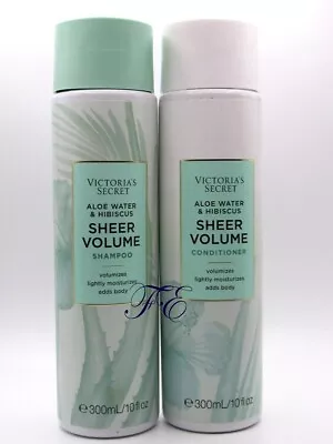 Victoria's Secret Sheer Volume Aloe Water & Hibiscus Shampoo & Conditioner Set • $39.95