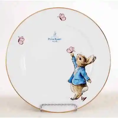 Beatrix Potter Peter Rabbit Easter Bunny & Butterflies Dinner Plates Set Of 3 • $58