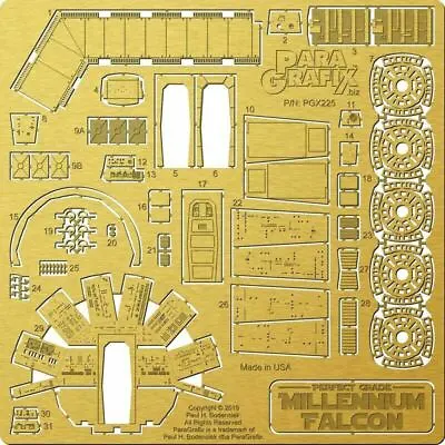 Perfect Grade Star Wars Millennium Falcon 1/72 Scale Model Kit ParaGrafix PGX225 • $49.95