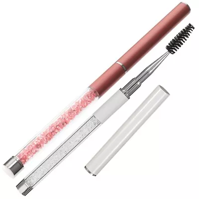 2pcs Mascara Wand Lash Brush Eyebrow Brush Brow Spoolie Brush Eyelash • $6.38