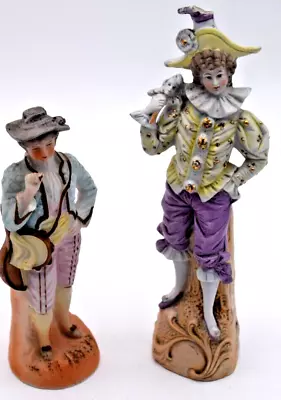 Vintage Man Ardalt 6260A  Smoking & Victorian Clown Figurines Japan Handpainted • $18