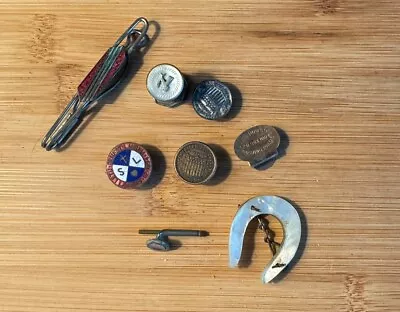 Lot Of Vintage Men’s Tie Pins Tie Tacks Lapel Pins • $4.99