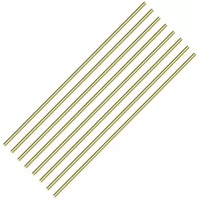 8 PCS 4Mm/ 5/32 Inch Brass Rod Brass Round Stock Lathe Bar Stock Kit Brass Rod • $14.75