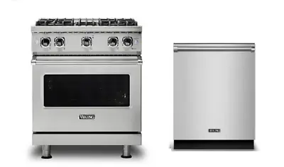 Viking Professional 30  Gas Range & Free Dishwasher - VGR5304BSS • $5749