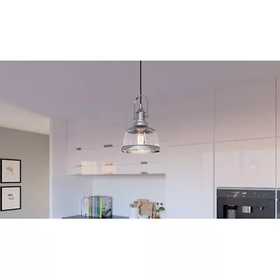 Quoizel Warnock 1 Light Mini Pendant Polished Chrome/Clear - QPP5639C • $64.98