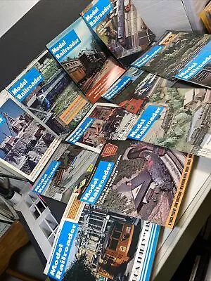 Vintage Magazine MODEL RAILROADER MAGAZINE 1975 Lot Of 12 • $6