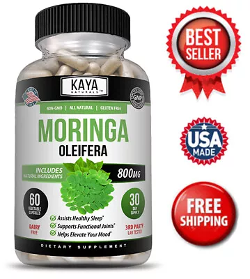 100% Pure Moringa Oleifera Leaf - Superfood Antioxidant Greens Supplement • $9.98