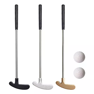 Mini Golf Putter Zinc Alloy Head Golf Clubs Stainless Steel Shaft TPR Grip • $7.57