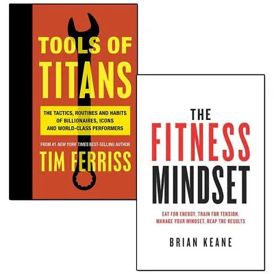 $38.39 • Buy Tools Of Titans Tactics Routines Fitness Mindset Eat For Energy 2 Books Set NEW
