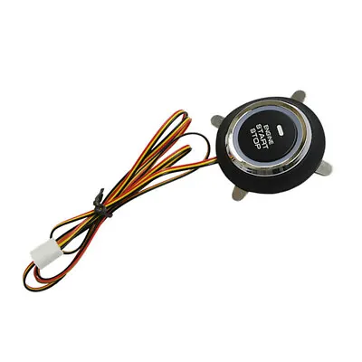 Car Ignition Switch Engine Start Button For Keyless Entry Starter Blue LED 12V • £10.67