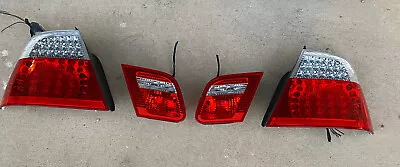 04-06 Bmw Oem E46 Coupe Convertible Rear Led Tail Brake Light Set With Pigtails! • $500