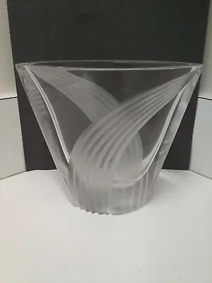 Classic Mikasa Crystal Beautiful Niagara Art Deco Vase - 6  - MINT Condition • $35