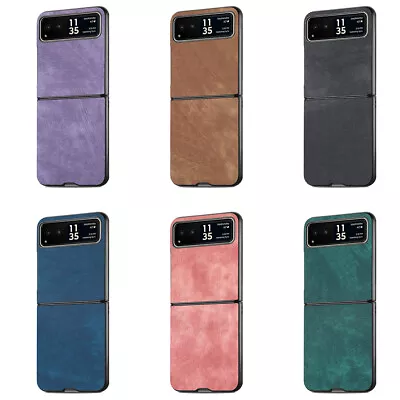 Vintage Business Folding Phone Case For Motorola Razr 40 Shockproof Cover • $8.30