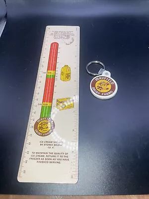 Promotional Mayfield Dairy Milk Ice Cream Thin Plastic Ruler 10” & Keychain • $6.50