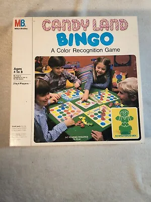 1984 Candy Land Bingo Color Recognition Game 100% Complete  • $14