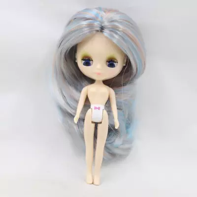 Fashion 4  Mini Blythe Doll Shiny Face Long Colorful Hair DIY Interactive Toy CE • $21.38