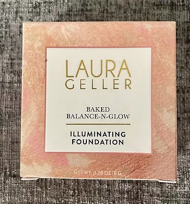 Baked Balance-n-Glow Foundation In Porcelain By Laura Geller 8g NEW &Boxed • £23