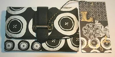 BNWT Desigual Mone Lengüeta Black & White Clutch Purse By Christian Lacroix • $89.95