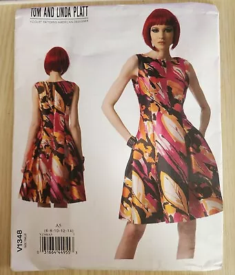 Vogue Patterns V1348 American Designers Tom Linda Platt Sizes 6-14 Petite Uncut • $12