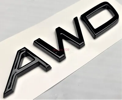 Black Awd For Volvo Rear Trunk Tailgate Emblem Badge Decal Nameplate Letters • $17.99