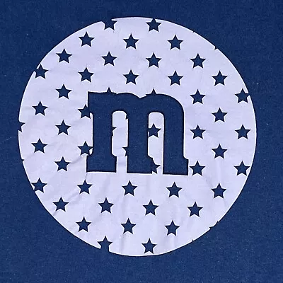 M&M’s T-Shirt Chocolate Candy Lavender Star Logo Blue Size S • $16.95