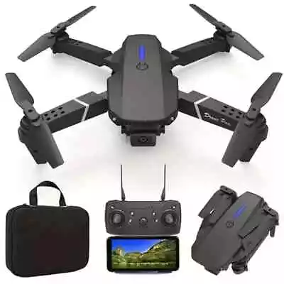 2024 New RC Drone With 4K HD Dual Camera WiFi FPV Foldable Quadcopter • $19.95