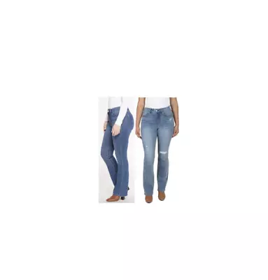 NEW!! Seven7 Women's Contour Waist High Rise Tummyless Slim Boot Jeans #576 • $23.99