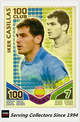 £9.60 • Buy 2010 Match Attax World Stars Trading Card 100 Club #170 Iker Casillas-Spain