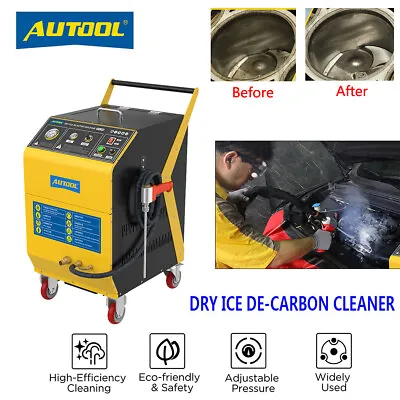 £2999 • Buy Dry Ice De-carbon Cleaning Machine Intake Valve Throttle Blasting Cleaner 220V