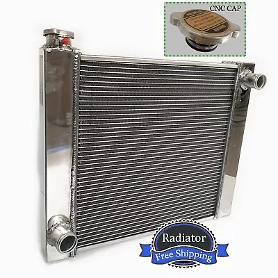 2 Row Universal Radiator Ford Mopar Single Pass Super Duty 22 X19  X3  Aluminum  • $85.99