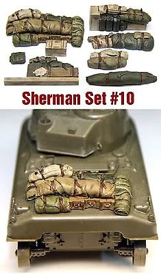 1/35 Scale Sherman Engine Deck Set #10 Value Gear Details - Resin Stowage • $15