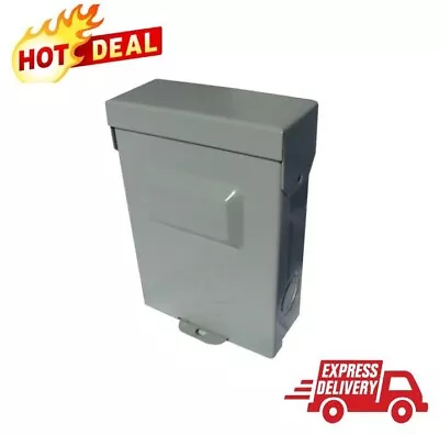 60 Amp Non-Fusible Metallic AC Disconnect Padlockable Outdoor NEW • $16.28