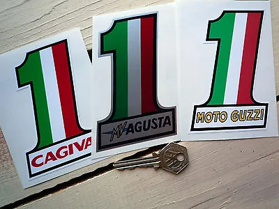MOTO GUZZI CAGIVA & MV AGUSTA No1 Motorcycle Stickers • $5.04