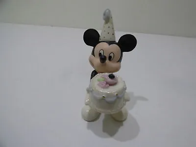 $9.99 • Buy Lenox MAY Birthstone Mickey Mouse Porcelain Figurine Happy Birthday To You
