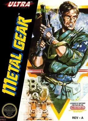 525482 METAL GEAR Classic Vintage Arcade Atari Sega 36x24 WALL PRINT POSTER • $25.95