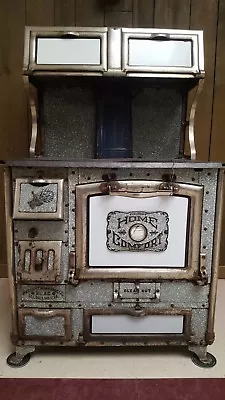 $3500 • Buy Antique Home Comfort Wood Burning Cook Stove Wrought Iron Range Company