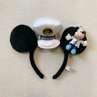 Tokyo Disney Resort Mickey Mouse Headband Sailors Plush Doll Stuffed Limited • $29.31