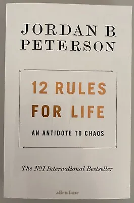 $16.99 • Buy 12 Rules For Life: An Antidote To Chaos By Jordan B. Peterson (Paperback, 2018)