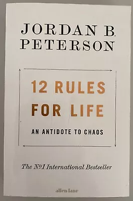 12 Rules For Life: An Antidote To Chaos By Jordan B. Peterson (Paperback 2018) • $16.99