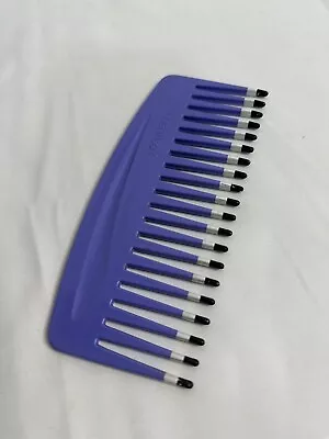 Vintage 1980's/90's Mebco Neon Purple Wide Tooth Hair Styling Detangling Comb 6  • $29.99