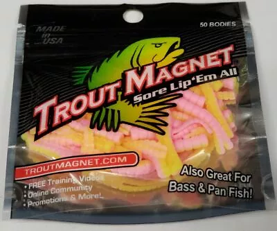 NEW   Trout Magnet   50 Pc. TM Body Pack  (NEW COLOR) • $9.99