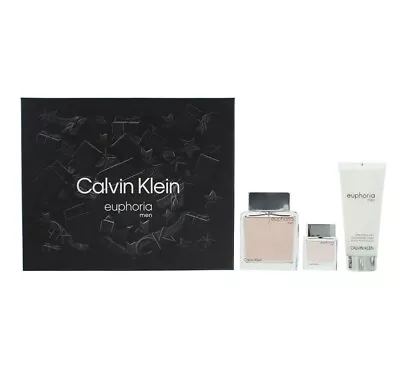 Calvin Klein Euphoria Men Eau De Toilette 100ml Gift Set For Him • £45
