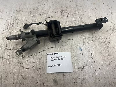 98 Vw Jetta Gt Gti Mk3 Tilt Steering Column W/ Key Ignition Manual Trans 93-99 • $89.99