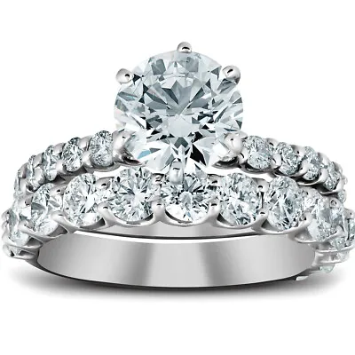 3 Ct Diamond Engagement Wedding Ring Set 14k White Gold • $2624.99