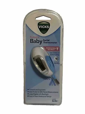 Vicks Thermometer Pediatric Baby With Flexible Tip & Waterproof Design V934 New • $8.49