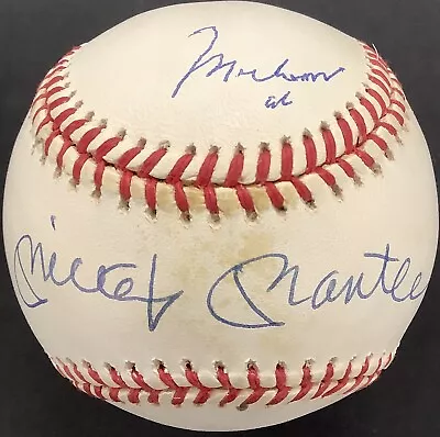 Mickey Mantle Signed Baseball With Muhammad Ali Autograph PSA/DNA UDA RARE Ball • $44999.99